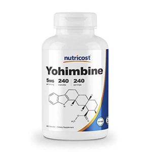 Nutricost Yohimbine HCl 5mg 240 Capsules