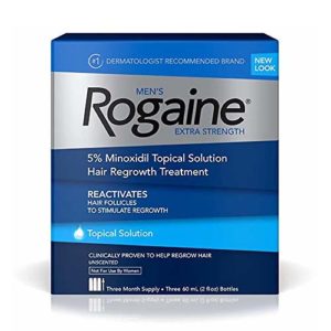 Men’s Rogaine 5% Minoxidil Topical Solution Hair Regrowth Treatment