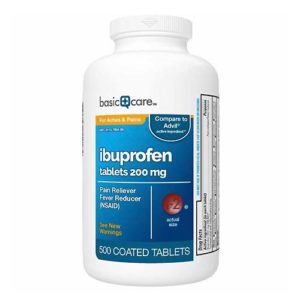 Basic Care Ibuprofen 200mg 500 Coated Tablets