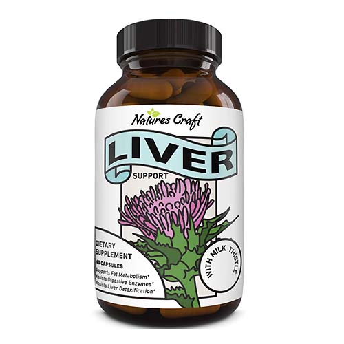 Natures Craft Liver Support Dietary Supplement 60 Capsules Yesitter