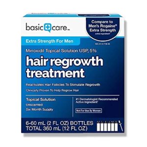 Basic Care Minoxidil Hair Regrowth Treatment for Men