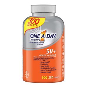 300 Tablets ONE A DAY Women's 50+ Healthy Advantage Supplement