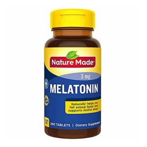 Nature Made Melatonin Dietary Supplement 3mg 240 Tablets