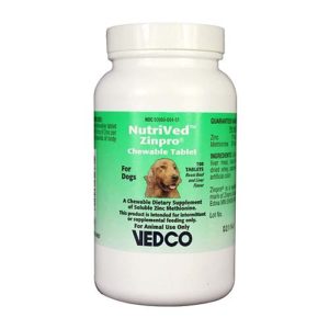 NutriVed ZinPro Chewable 100 Tablets for Dogs