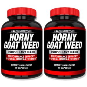 Arazo Nutrition Horny Goat Weed Dietary Supplement 2 BOX