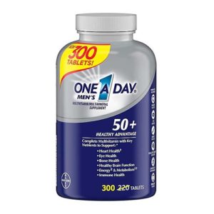 300 Tablets One A Day Men’s 50+ Multivitamin Multimineral Supplement