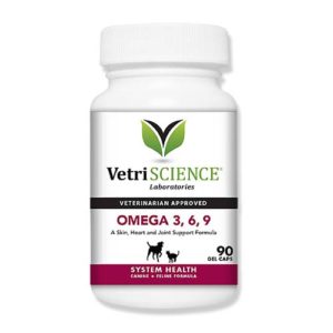 VetriSCIENCE Laboratories Omega 3 6 9 Canine Feline Supplement