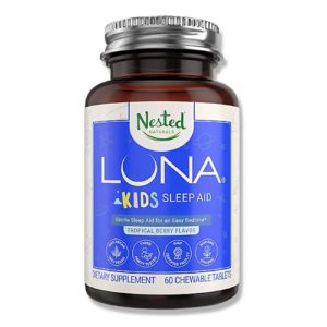 LUNA Kids Sleep Aid Dietary Supplement 60 Chewable Tablets