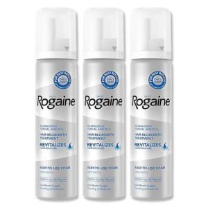 Men's Rogaine 5% Minoxidil Foam Hair Loss (60g x 3pcs)