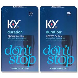 K-Y Male Genital Desensitizer Lidocaine Duration Spray 2 PCS