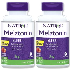 Natrol Melatonin Stay Asleep Longer 3mg 200 Tablets x 2 PCS