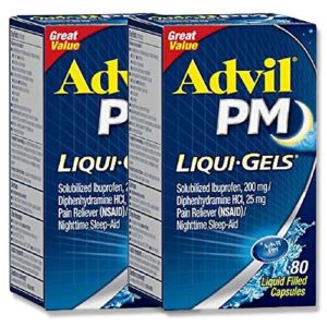 Advil PM Liqui-Gels Nighttime Sleep-Aid 80 Capsules