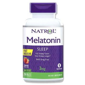 Natrol Melatonin Sleep Fast Dissolve 3mg 200 Tablets